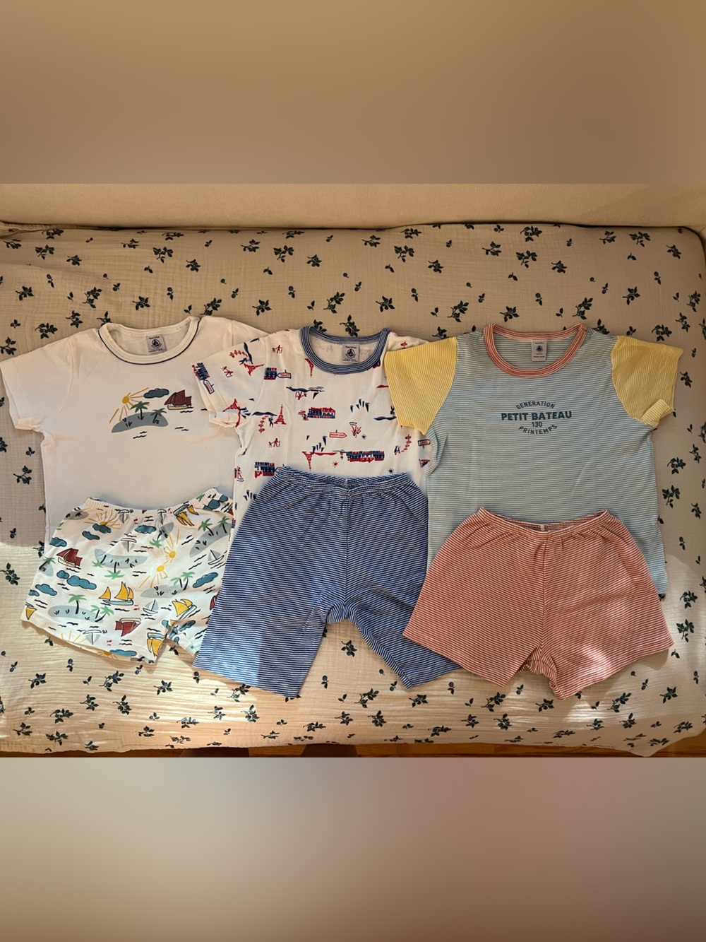 Boys Petit Bateau Pajamas - 4/5Y